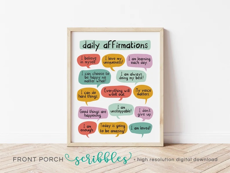 affirmation station | teachers pay teachers | positive affirmations bulletin board