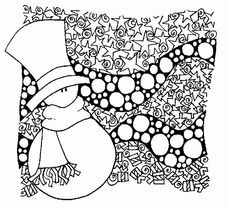 snowman coloring pages preschool | snowman coloring pages online | frosty the snowman coloring pages