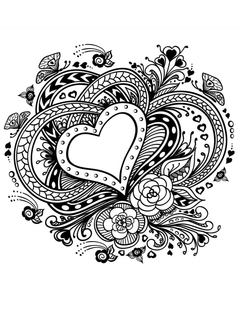 valentines day coloring pages for adults | mickey mouse valentines day coloring pages | valentines day coloring pages disney